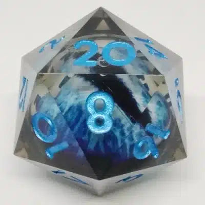 Liquid Core Blue Dragon Eye 33mm D20 image 0